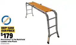 Mitre 10 Hurricane Multifold Ladder with Plank offer