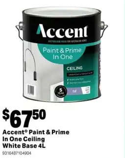 Mitre 10 Accent Paint & Prime In One Ceiling White Base offer