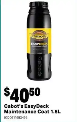 Mitre 10 Cabot's EasyDeck Maintenance Coat offer