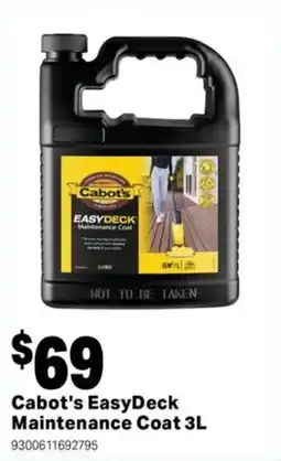 Mitre 10 Cabot's EasyDeck Maintenance Coat offer