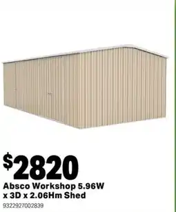 Mitre 10 Absco Workshop offer