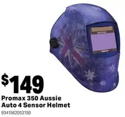 Mitre 10 Promax 350 Aussie Auto 4 Sensor Helmet offer