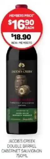 Harry Brown Jacob's creek double barrel offer