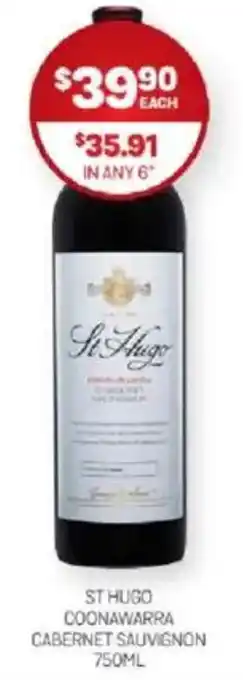 Harry Brown St hugo coonawarra cabernet sauvignon offer