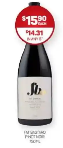 Harry Brown Fat bastard pinot noir offer