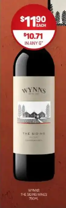 Harry Brown Wynns the siding wines offer