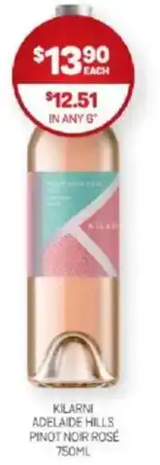 Harry Brown Kilarni adelaide hills pinot noir rose offer