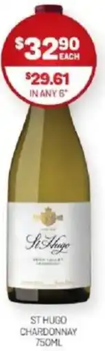 Harry Brown St hugo chardonnay offer
