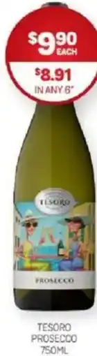 Harry Brown Tesoro prosecco offer