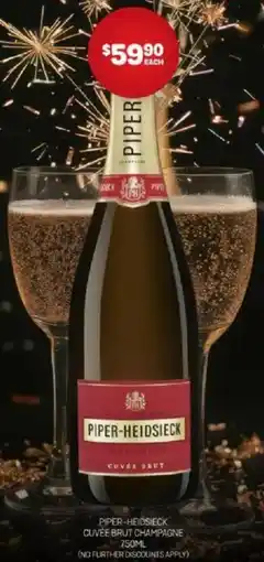 Harry Brown Piper-heidsieck cuvée brut champagne offer