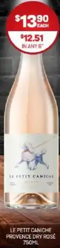 Harry Brown Le petit caniche provence dry rosé offer