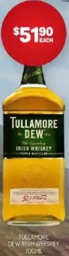 Harry Brown Tullamore dew irish whiskey offer