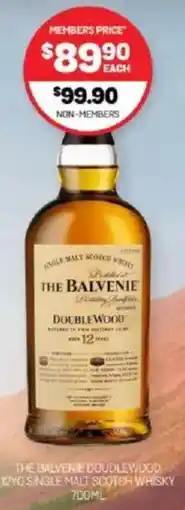Harry Brown The balvenie doudlewood glenfiddich 12yo single malt scotch whisky offer