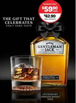 Harry Brown Gentleman jack tennessee whiskey offer