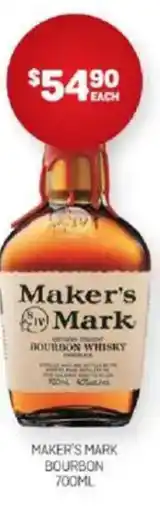 Harry Brown Maker's mark bourbon offer
