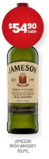 Harry Brown Jameson irish whiskey offer