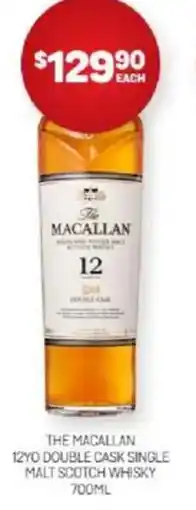 Harry Brown The macallan 12yo double cask single malt scotch whisky offer