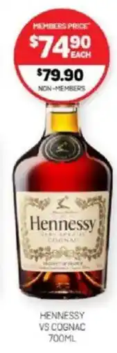Harry Brown Hennessy vs cognac offer