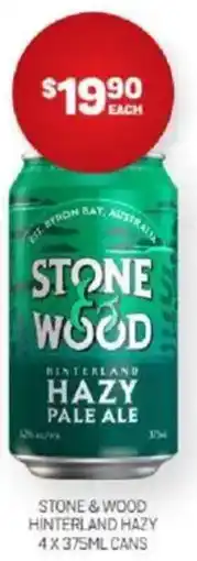 Harry Brown Stone & wood hinterland hazy offer