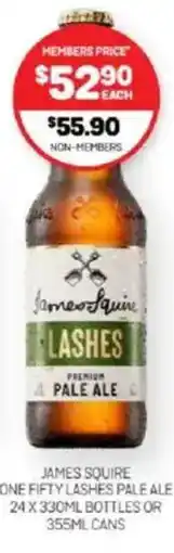 Harry Brown James squire one fifty lashes pale offer