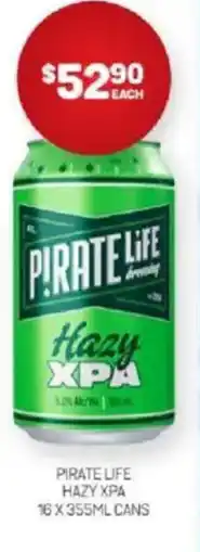 Harry Brown Pirate life hazy xpa offer
