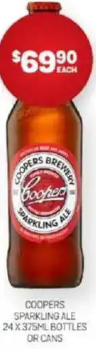 Harry Brown Coopers sparkling ale offer