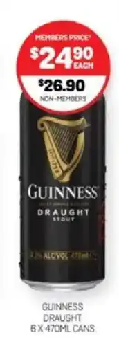 Harry Brown Guinness draught offer