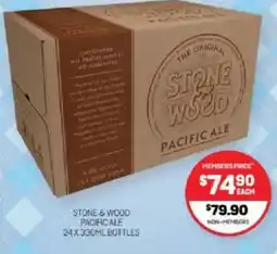 Harry Brown Stone & wood pacific ale offer