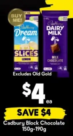 Drakes Cadbury Block Chocolate offer