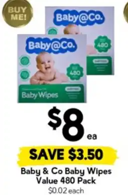Drakes Baby & Co Baby Wipes offer