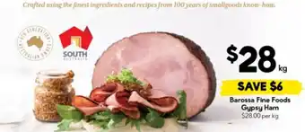 Drakes Barossa Fine Foods Gypsy Ham offer