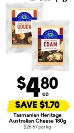 Drakes Tasmanian Heritage Australian Cheese offer