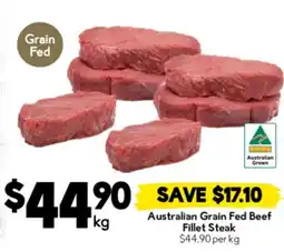 Drakes Australian Grain Fed Beef Fillet Steak offer