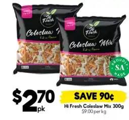 Drakes Hi Fresh Coleslaw Mix offer