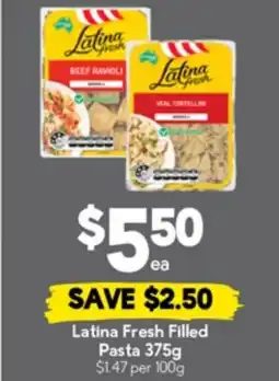 Drakes Latina Fresh Filled Pasta offer