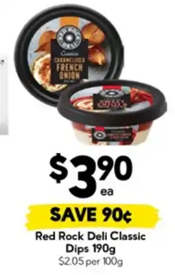 Drakes Red Rock Deli Classic Dips offer