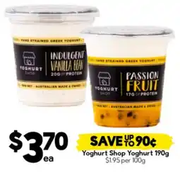 Drakes Yoghurt Shop Yoghurt offer