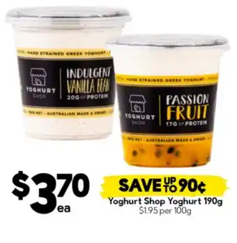 Drakes Yoghurt Shop Yoghurt offer