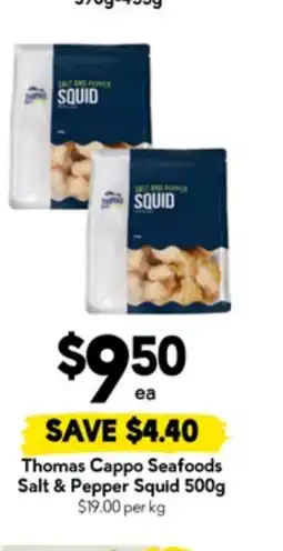 Drakes Thomas Cappo Seafoods Salt & Pepper Squid offer