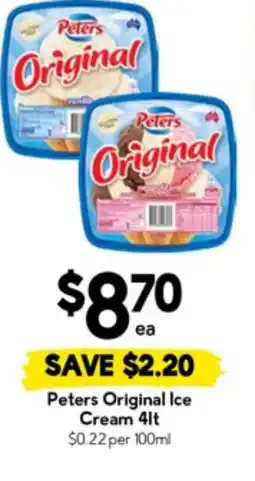 Drakes Peters Original Ice Cream offer