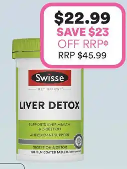 Priceline Swisse Ultiboost Liver Detox offer