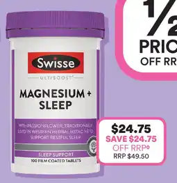 Priceline Swisse Ultiboost Magnesium Sleep offer