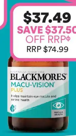 Priceline Blackmores macu-vision plus offer
