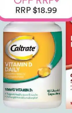 Priceline Caltrate Vitamin D Daily offer