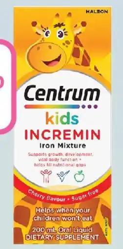 Priceline Centrum kids incremin offer