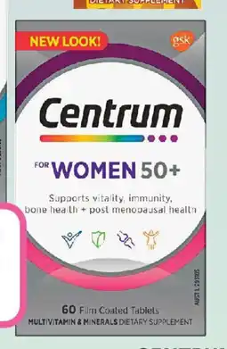 Priceline Centrum women 50+ offer