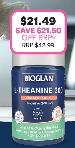 Priceline Bioglan l-theanine 200 offer