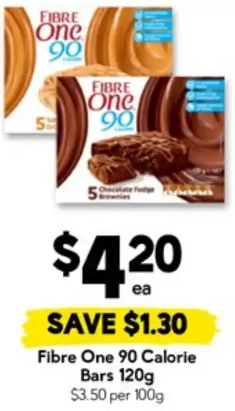 Drakes Fibre One 90 Calorie Bars offer