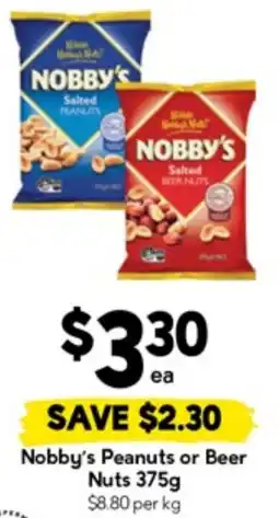 Drakes Nobby's Peanuts or Beer Nuts offer