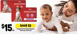 Drakes Huggies Essentials Nappies offer